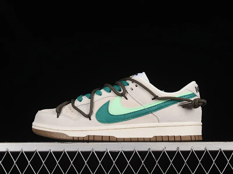 All categories Nk SB Dunk Series Nk SB Dunk Low low-top sneakers Nk SB Dunk Low "85" light green double hook strap deconstruction SB low-top sports and leisure sneakers DO9457-100